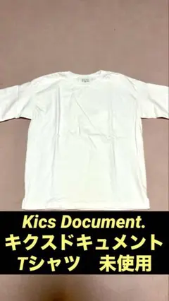 【値下げ】Kics Document. キクスドキュメント　Tシャツ