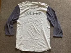 waste twice ベースボールTシャツ 日本製 COFFEE