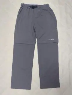 モンベル コンバーチブルパンツ キッズ150 カーキ色