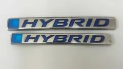 ホンダ 純正 ハイブリッド HYBRID エンブレム 2個 中古