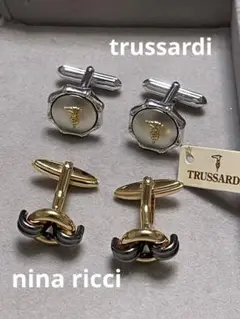 trussardi カフス　& nina ricci カフス