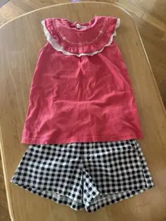 女の子 服 （SLAPSLIP)短パン(branshes)上下2点セット 120