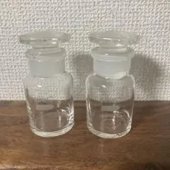 ガラス瓶 コレクション／くすり瓶 タイプ Ａ　２本セット