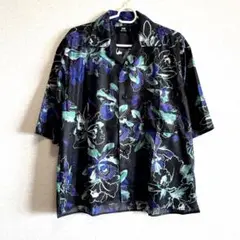 HARE ハレ 半袖オープンカラーシャツ 総柄シャツ S