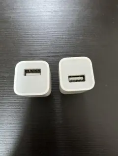 Apple純正　USB充電器 2個セット ホワイト