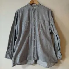 INDIVIDUALIZED SHIRTS アメリカ製 ヒッコリー シャツ L