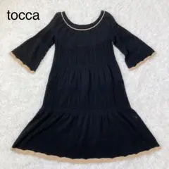 tocca トッカ レース ワンピース ブラック