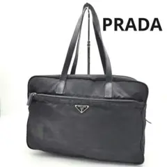 PRADA 三角ロゴ レザー ナイロン ハンドバッグ トートバッグ プラダ