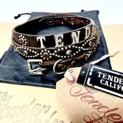希少品! TENDERLOIN HTC PORTER ナロー ベルト 黒 赤 L