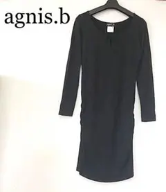 ■agnes.bアニエスベー フランス製 ワンピース 黒 1号S