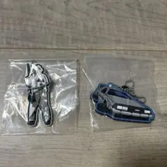 バックトゥザフューチャー ラバーマスコット ガチャガチャ 2点セット