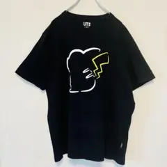 【人気商品】UT×ポケモン ピカチュウ✨　Tシャツ　 黒 M 【1081】