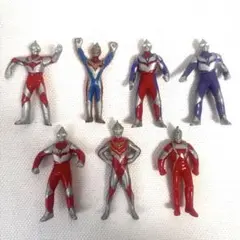 ウルトラマンミニフィギュア　7体セット