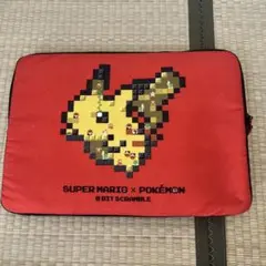 スーパーマリオ×ポケモン コラボ パソコンケース　ニンテンドーストア限定