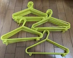 ベビーハンガー イエローグリーン系　36本セット