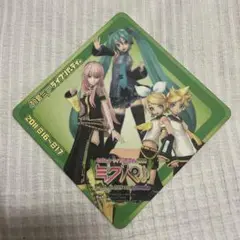初音ミク 2011 ミクパ♪ IN SAPPORO コースター　ボカロ