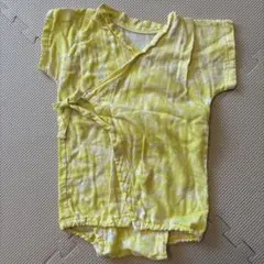 黄色い甚平 70-80cm コットン100%