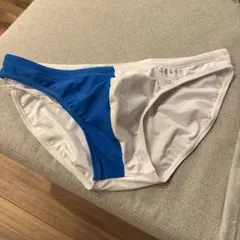 DESMIIT 水着 2XL 青/白 ビキニタイプ