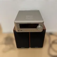 美品 KENWOOD ケンウッド K-505 2017年製 ミニコンポ KENWOOD Kシリーズ ケンウッド コンポ Kseries K-505-S シルバー