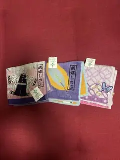 鬼滅の刃　胡蝶しのぶ　ハンドタオル3枚セット　新品未使用