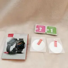 ♪　Amazfit Falcon スクリーン保護フィルム (2枚入り)