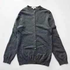 【希少】DRAWER ドゥロワー カーディガン カシミヤ100% グレー