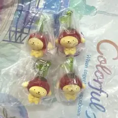 サンリオキャラクターズなかよしさくらんぼスイングポムポムプリン4個