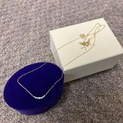 agete 18k ゴールド ダイヤモンドネックレス
