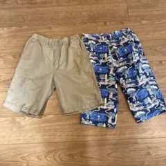 ユニクロ　ハーフパンツ 2枚セット　160センチ