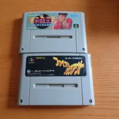 商品説明必読】スーパーファミコン　ボクシングソフトセット　動作未確認　ジャンク