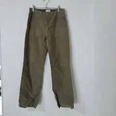 ドミンゴ オリーブグリーン ストレートレッグ ワークパンツ