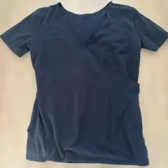 BACCA ネイビー ラップスタイル Tシャツ S