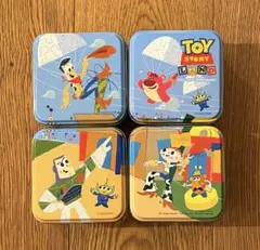 香港ディズニーランド　トイストーリーランド　缶