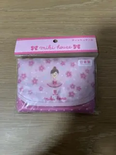ミキハウス リーナちゃん　ポケットティッシュケース　ピンク　リーナ