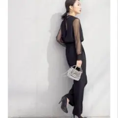 ダニーアンドアン　レースブラウス&サロペット　結婚式　謝恩会