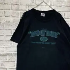 USA製90sヴィンテージTシャツ！シングルステッチ　ブラック半袖古着L20