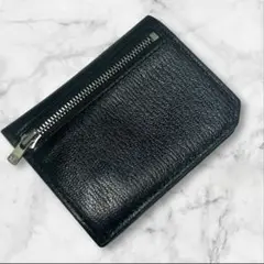 （美品）ラルコバレーノ　スマートウォレット　財布　ブラック　レザー