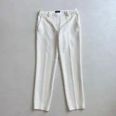 theory セオリー 白パンツ 美ライン お上品 ホワイト ズボン 0