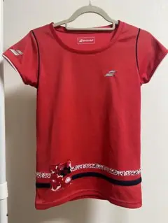 Babolat 赤 Tシャツ ポケット付き