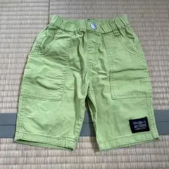 カーゴハーフパンツ 100cm ライムグリーン