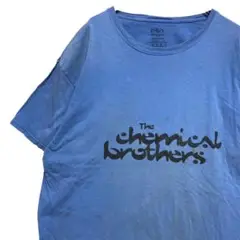 BiNL バンド Tシャツ 古着 青 ケミカルブラザーズ ロック ミュージック