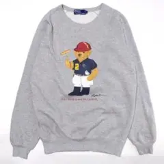 ポロラルフローレン★ポロベアスウェット グレー L ヴィンテージ アーカイブ