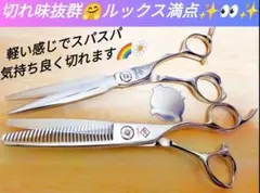 切れ味抜群カットシザーセニングシザー美容師プロ用ハサミトリマー良トリミングシザー