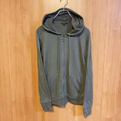 【theory】ジップアップパーカー　　　　 ややゆったり　グレー　　Sサイズ