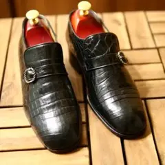 ARTIOLI スターアルティオリ 本物クロコダイルローファー 24.5位 革靴