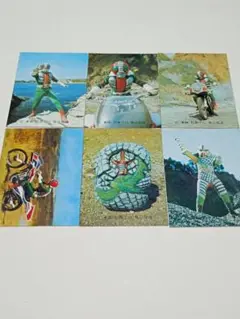 仮面ライダーV3カード6枚