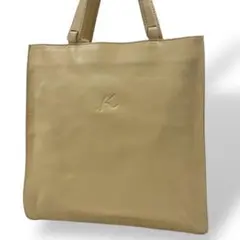 ✨美品　Kitamura キタムラ　ハンドバッグ　トートバッグ　レザー　ベージュ