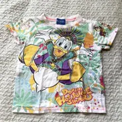 ディズニーランド　ドナルド　Tシャツ　100 ホットジャングルサマー