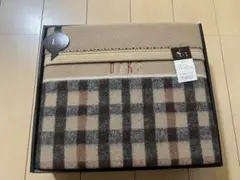 DAKS ウール毛布 チェック柄 純毛毛布 新品未使用