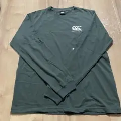 ※8/7までの出品！ canterbury 長袖Tシャツ ダークグリーン